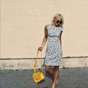 MM Lafleur Sarah 7.0 Indigo Marble Dress Size 0P